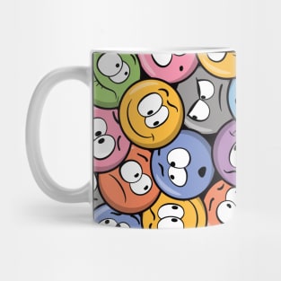 Smiley Face Emoji pattern Mug